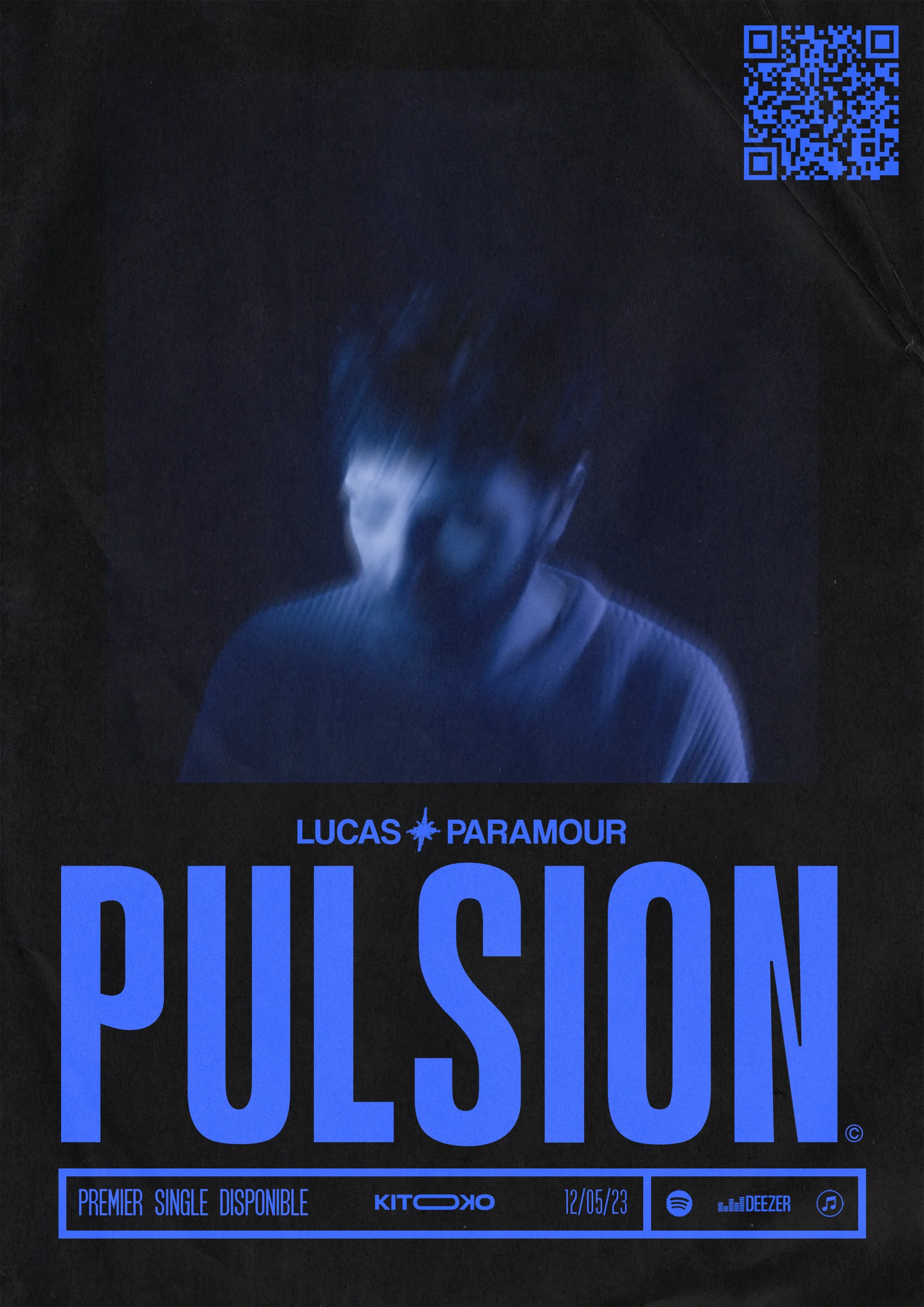 Affiche du single Pulsion de Lucas Paramour
