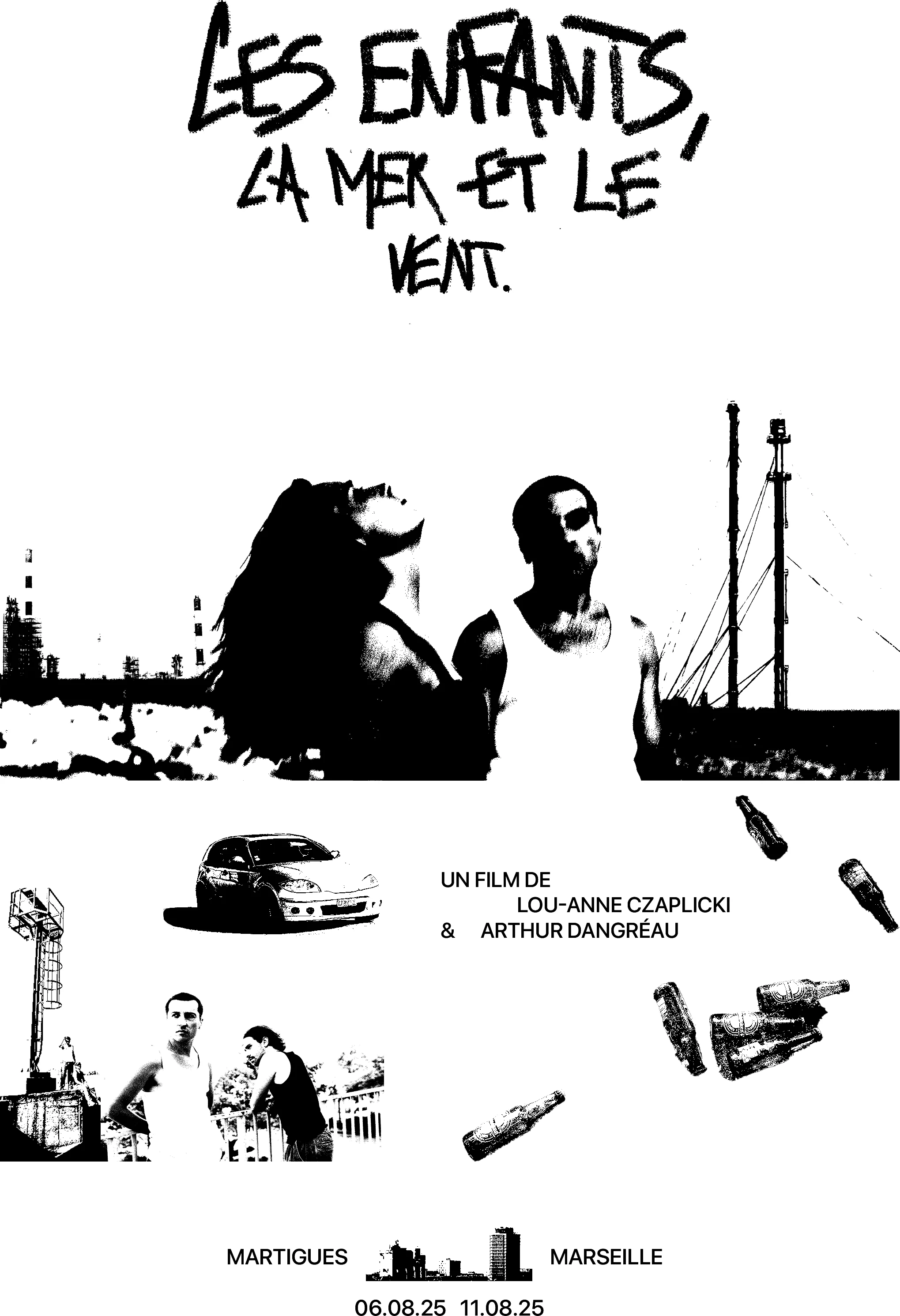 Affiche Les enfants, la mer et le vent