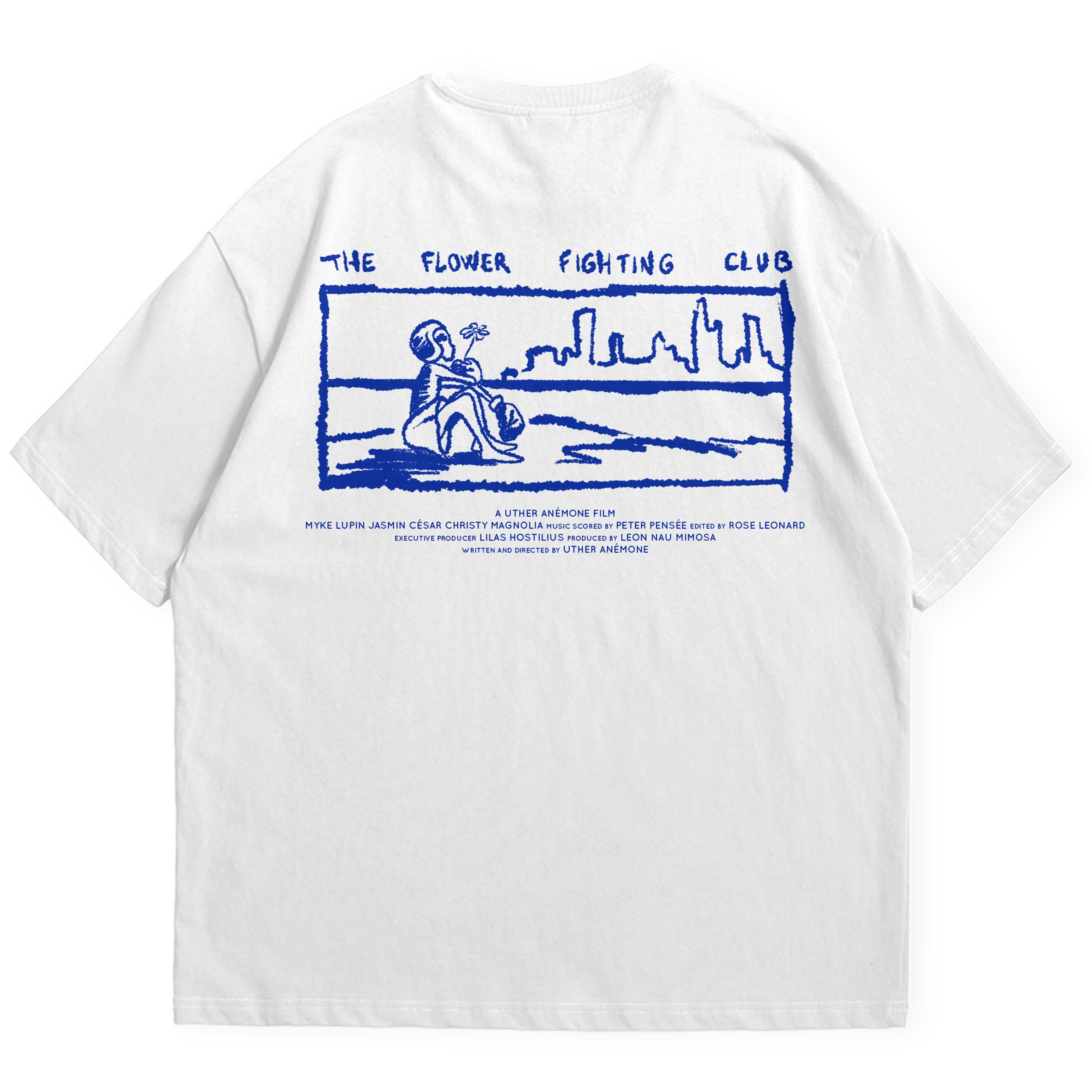 Tee-shirt The Flower Fighting Club, vue de dos