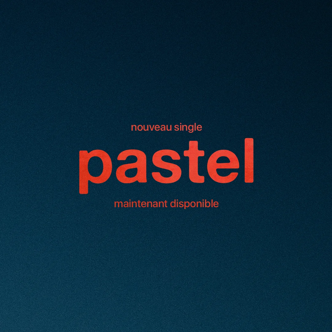 Visuel Instagram annonçant le single Pastel