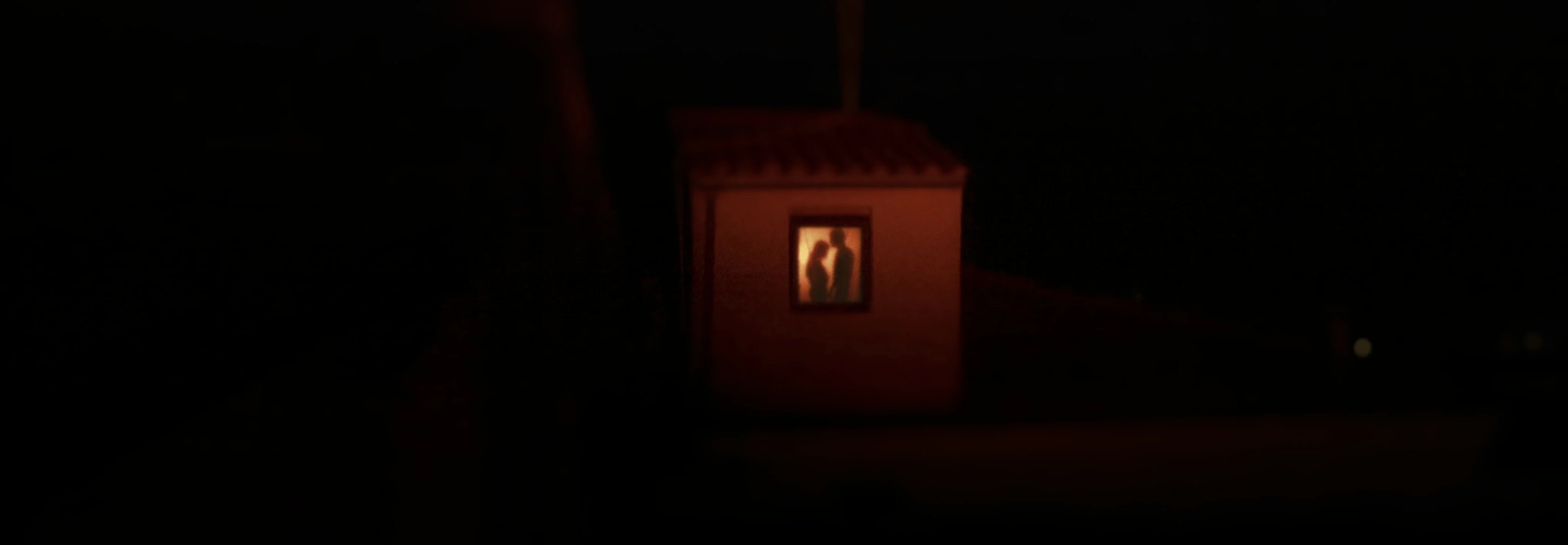 Maison miniature éclairée