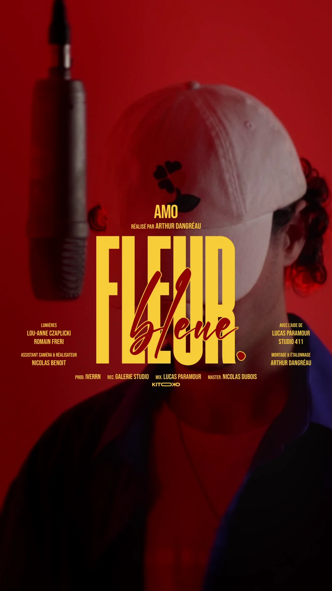 Affiche Fleur bleue d'AMO